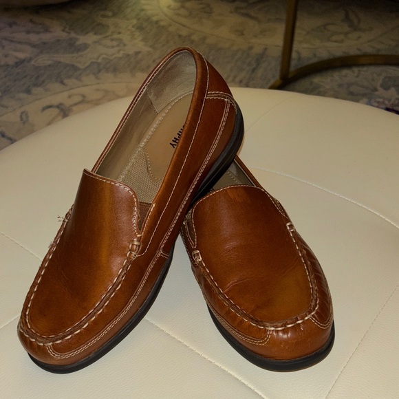 Johnston & Murphy Brown Leather Dress Loafers